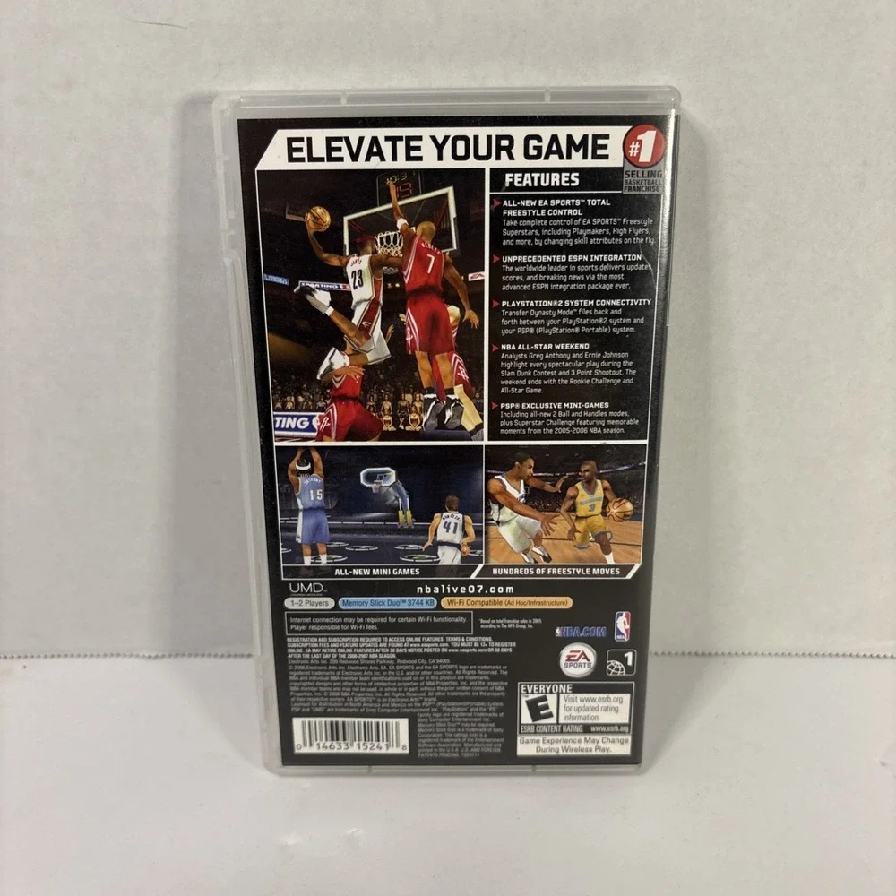 NBA Live 07 Sony PSP Complete CIB Tested